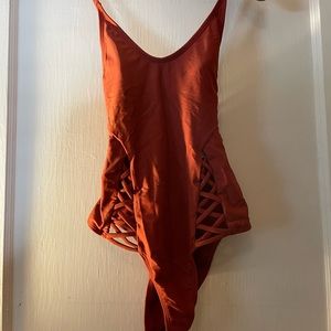 Xhilaration Red Swimsuit